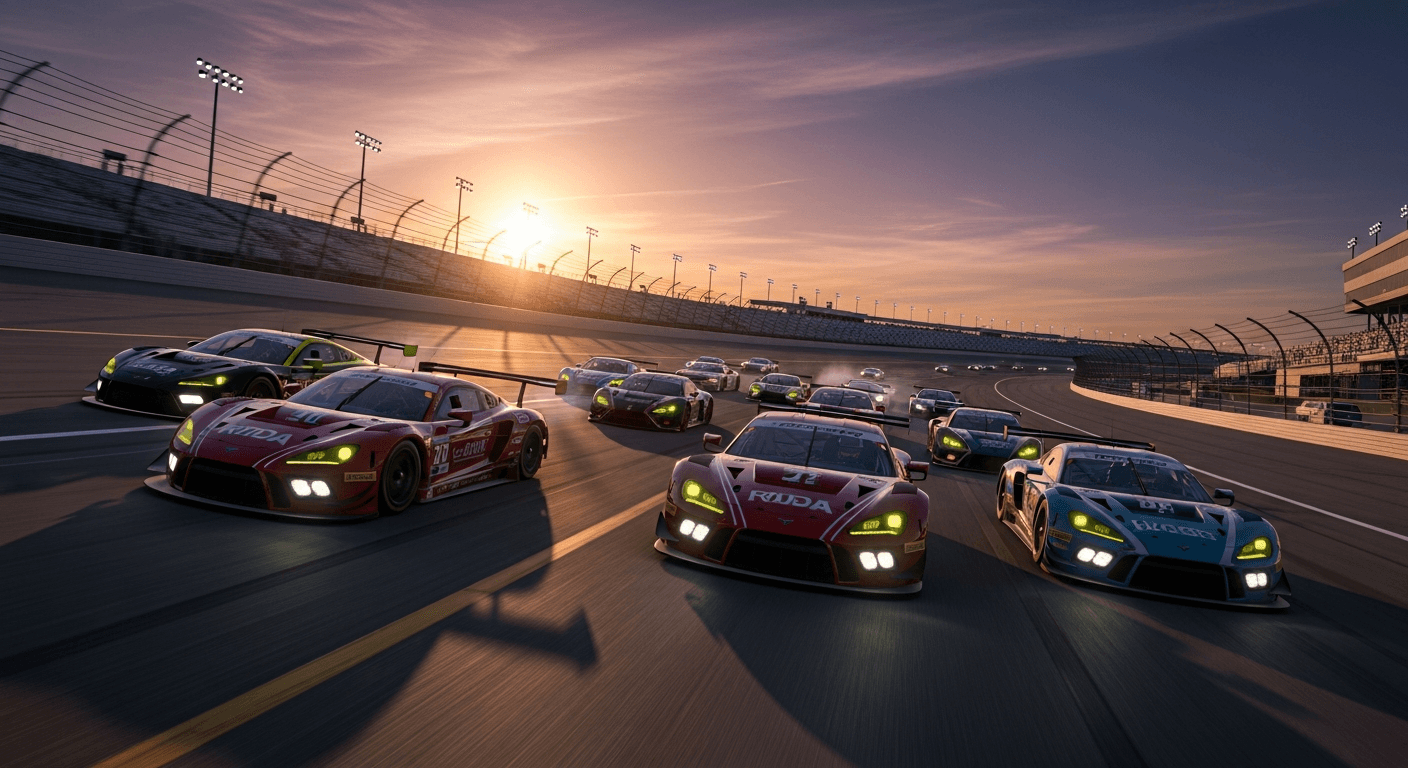 iRacing GT3 race at Daytona